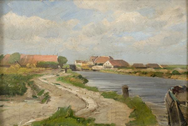 Eugen Ducker Village near canal